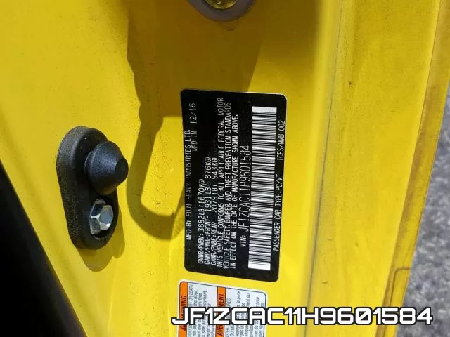 JF1ZCAC11H9601584 фото 2