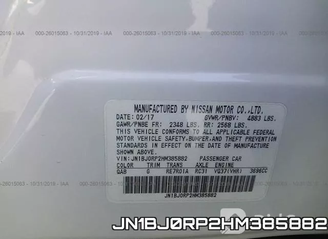 JN1BJ0RP2HM385882 фото 10