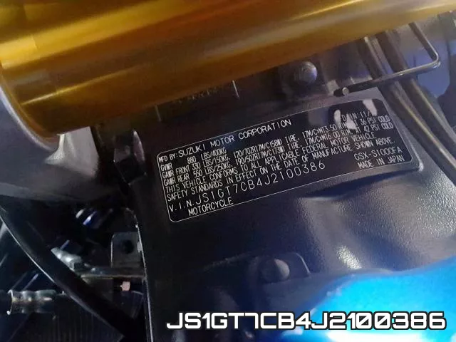 JS1GT7CB4J2100386 фото 2