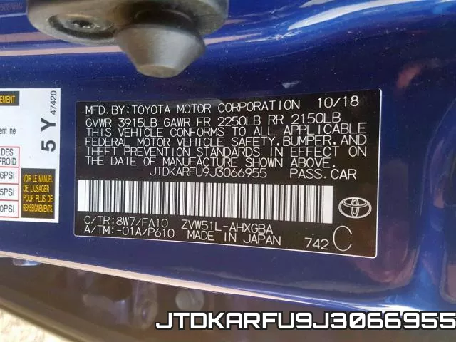 JTDKARFU9J3066955 фото 2