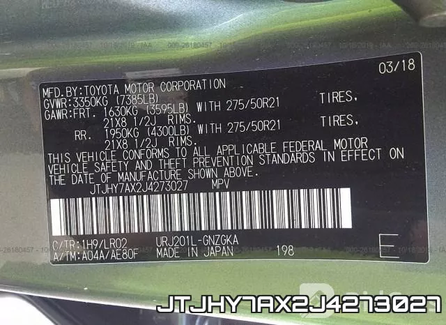 JTJHY7AX2J4273027 фото 10