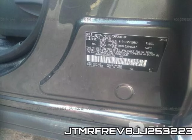 JTMRFREV8JJ253223 фото 10