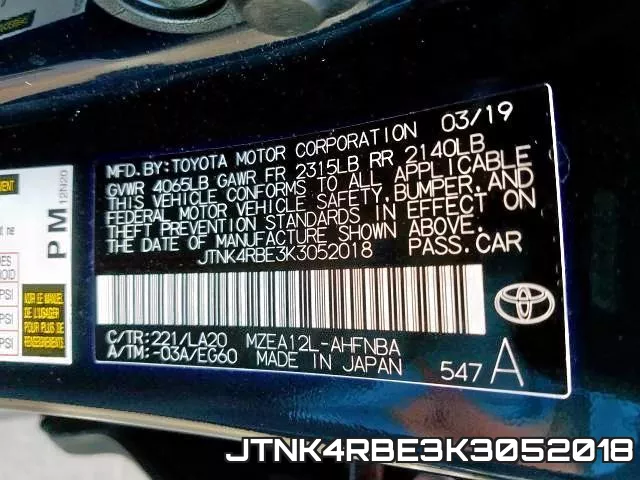 JTNK4RBE3K3052018 фото 2