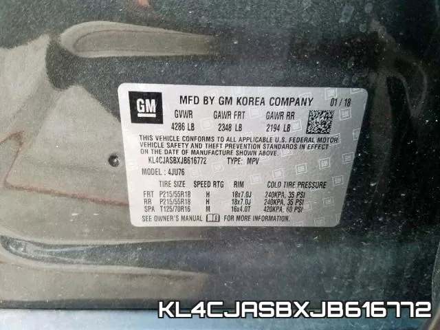 KL4CJASBXJB616772 фото 2