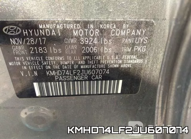 KMHD74LF2JU607074 фото 10