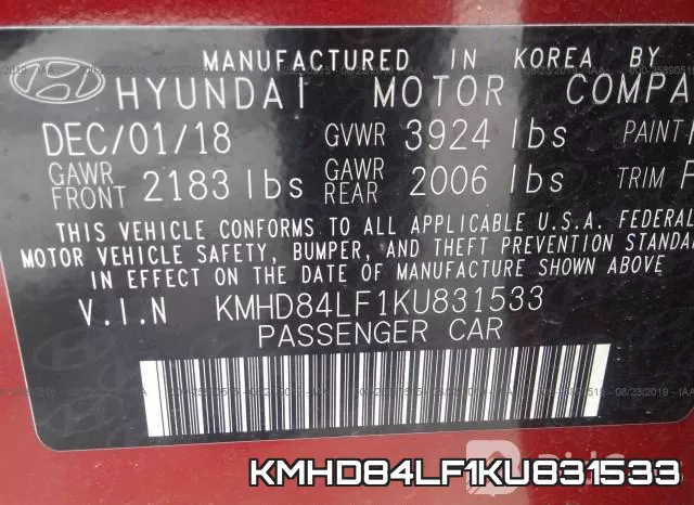 KMHD84LF1KU831533 фото 10