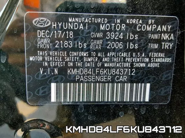 KMHD84LF6KU843712 фото 2