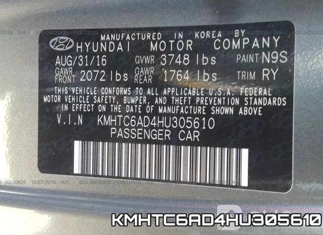 KMHTC6AD4HU305610 фото 10
