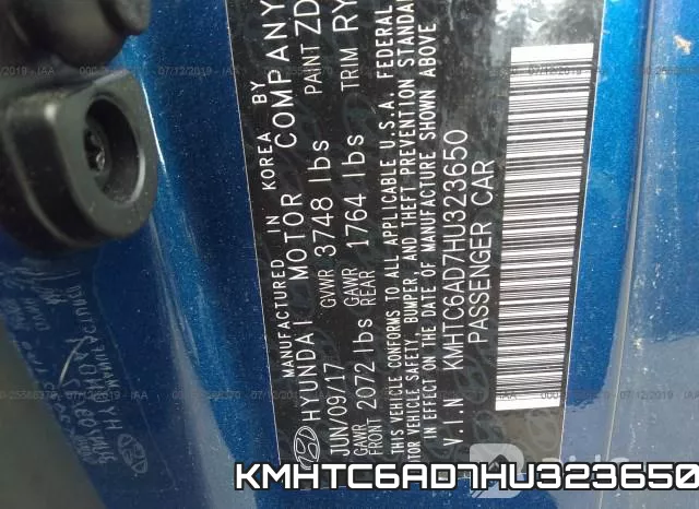 KMHTC6AD7HU323650 фото 10