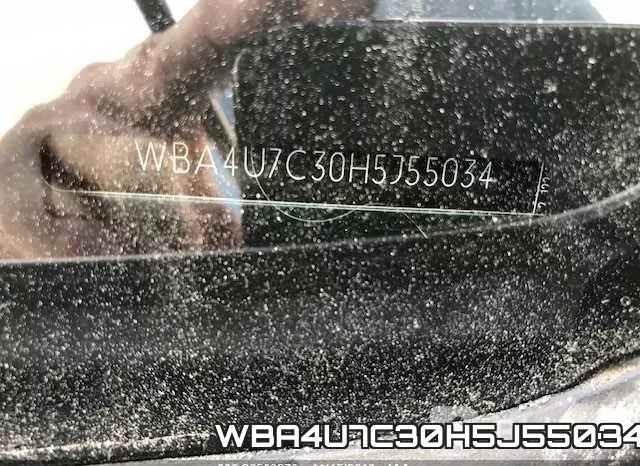 WBA4U7C30H5J55034 фото 10