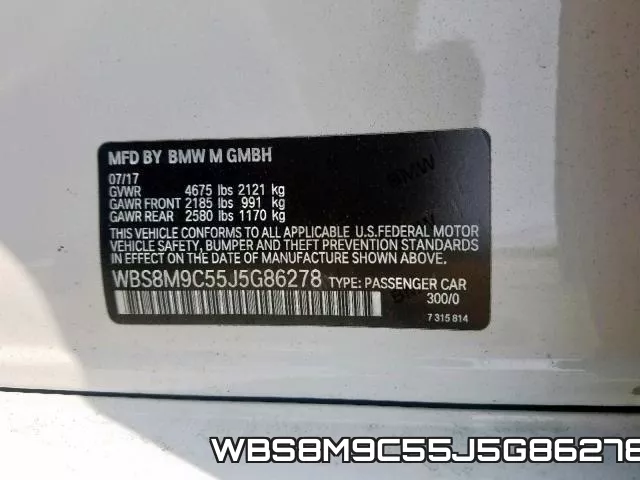 WBS8M9C55J5G86278 фото 2