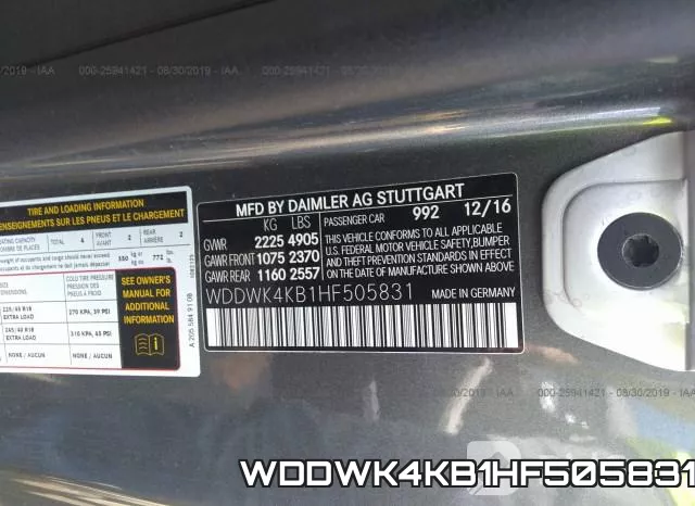 WDDWK4KB1HF505831 фото 10