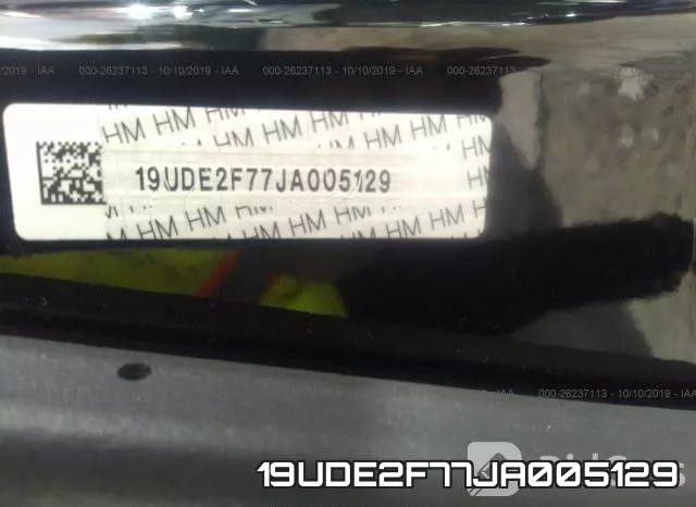 19UDE2F77JA005129 фото 10