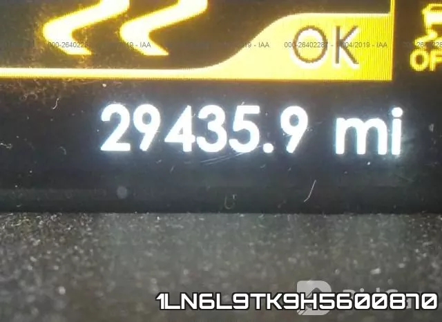 1LN6L9TK9H5600870 фото 8