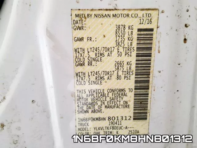 1N6BF0KM8HN801312 фото 2