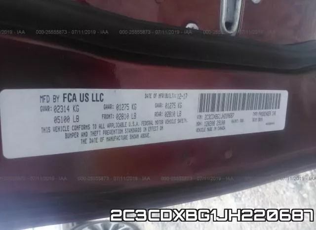2C3CDXBG1JH220687 фото 10