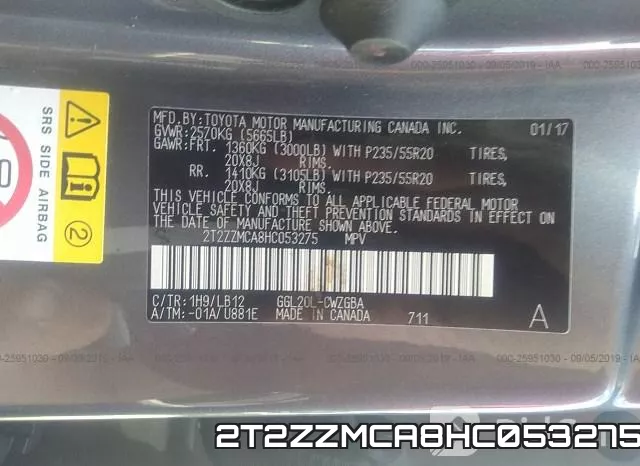 2T2ZZMCA8HC053275 фото 10