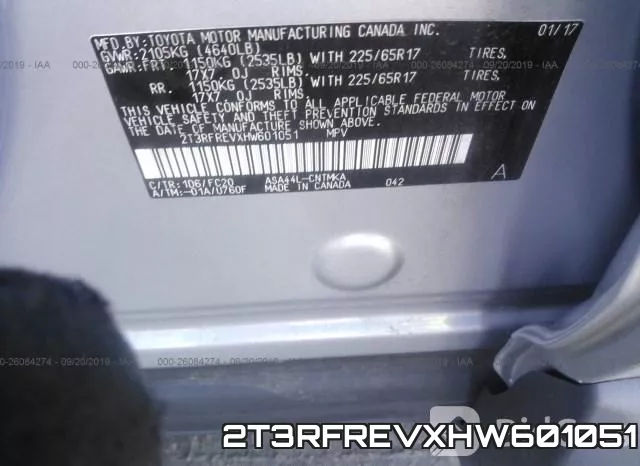 2T3RFREVXHW601051 фото 9