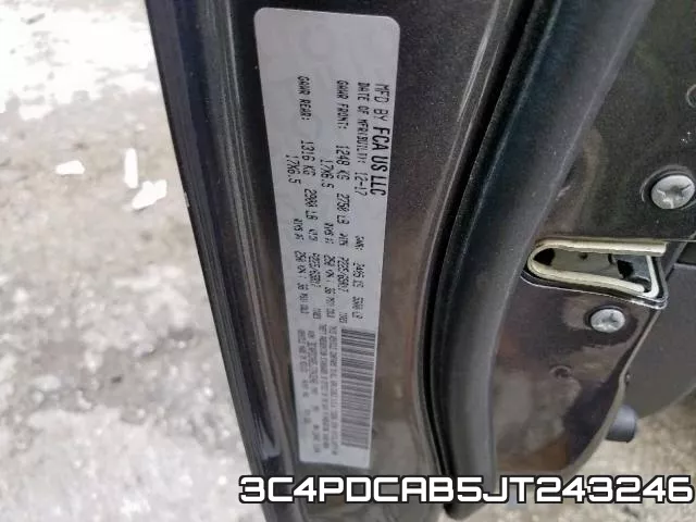 3C4PDCAB5JT243246 фото 2