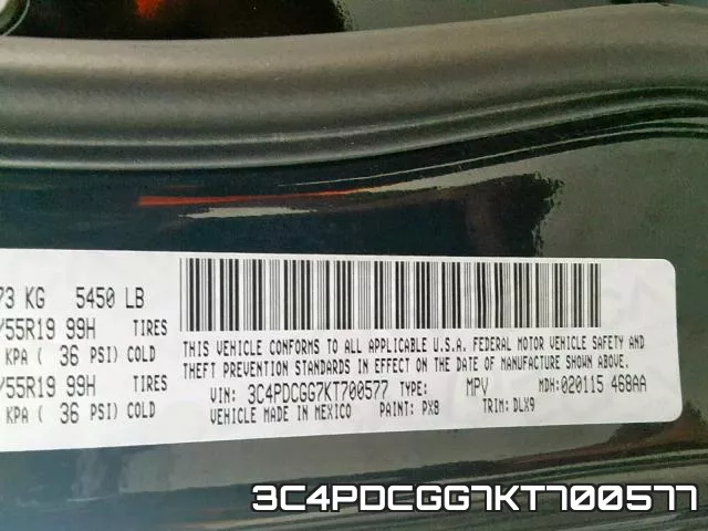 3C4PDCGG7KT700577 фото 2
