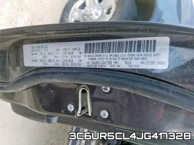 3C6UR5CL4JG417328 фото 2
