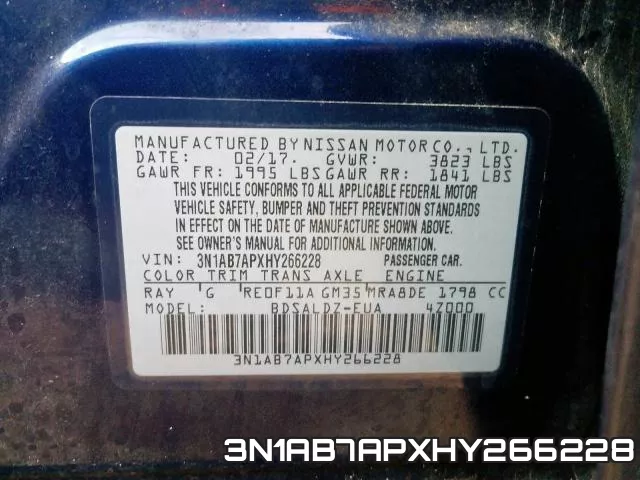3N1AB7APXHY266228 фото 2