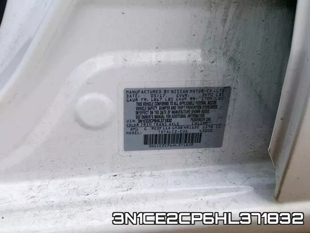3N1CE2CP6HL371832 фото 2