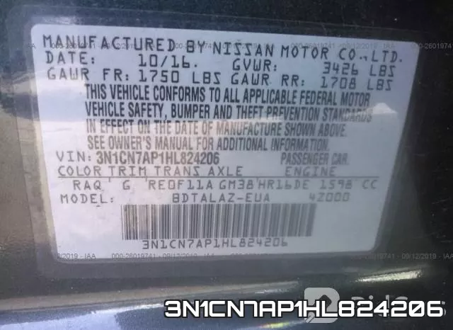 3N1CN7AP1HL824206 фото 10