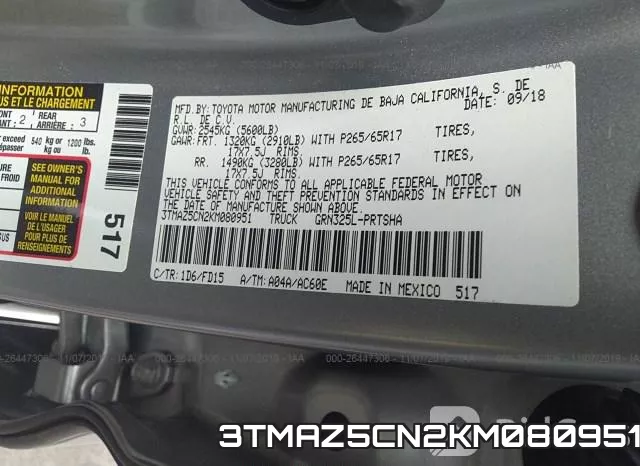 3TMAZ5CN2KM080951 фото 10