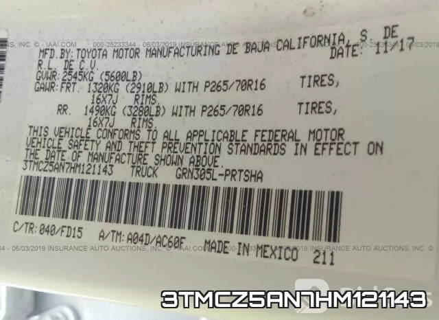 3TMCZ5AN7HM121143 фото 9