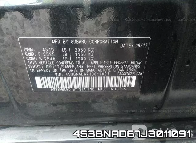 4S3BNAD67J3011091 фото 10