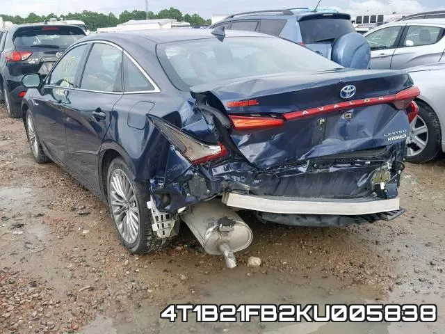 4T1B21FB2KU005838 фото 4