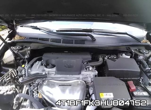 4T1BF1FK3HU804752 фото 2