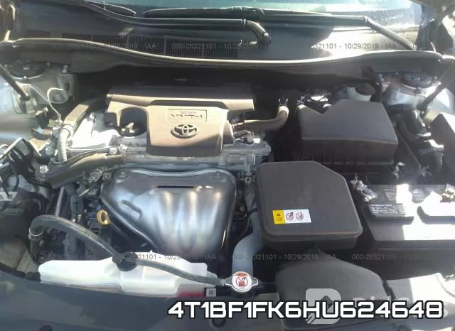 4T1BF1FK6HU624648 фото 2