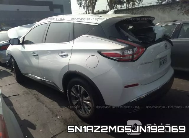 5N1AZ2MG5JN192769 фото 4