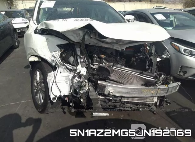 5N1AZ2MG5JN192769 фото 7