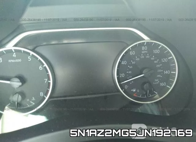 5N1AZ2MG5JN192769 фото 8