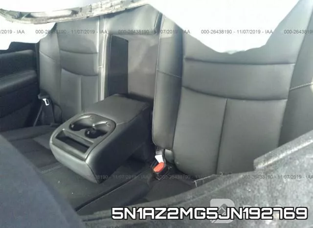 5N1AZ2MG5JN192769 фото 9