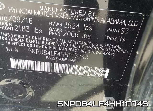 5NPD84LF4HH117743 фото 10