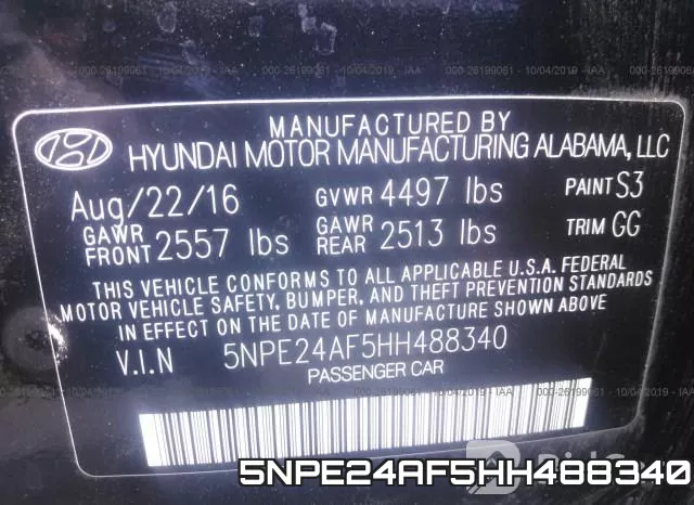5NPE24AF5HH488340 фото 10
