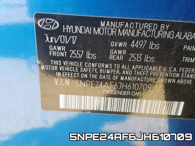 5NPE24AF6JH610709 фото 2