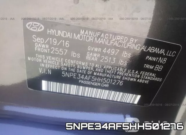 5NPE34AF5HH501276 фото 10