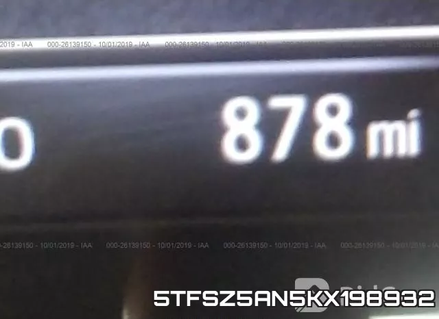 5TFSZ5AN5KX198932 фото 8