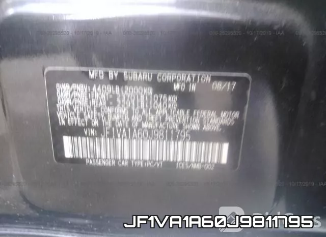 JF1VA1A60J9811795 фото 10