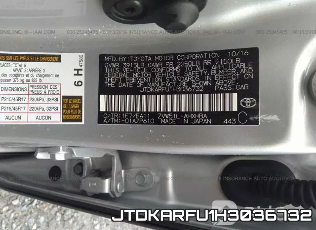 JTDKARFU1H3036732 фото 10