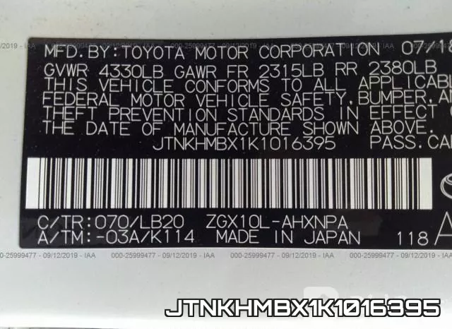 JTNKHMBX1K1016395 фото 10
