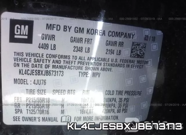 KL4CJESBXJB673173 фото 10
