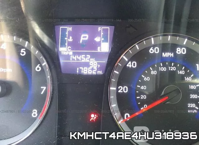 KMHCT4AE4HU318936 фото 8