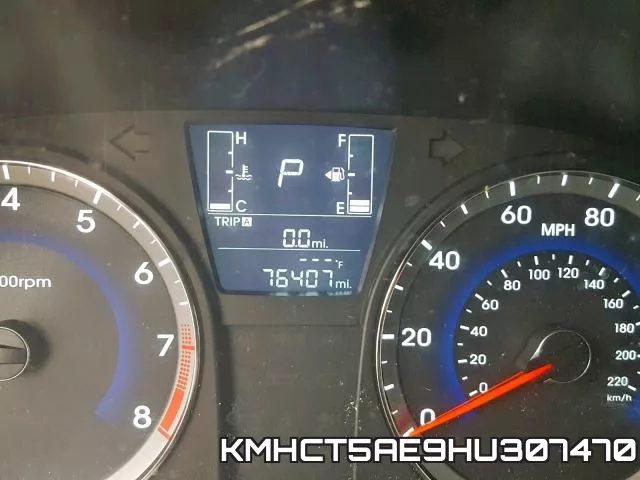KMHCT5AE9HU307470 фото 9
