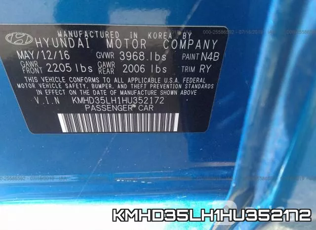 KMHD35LH1HU352172 фото 10